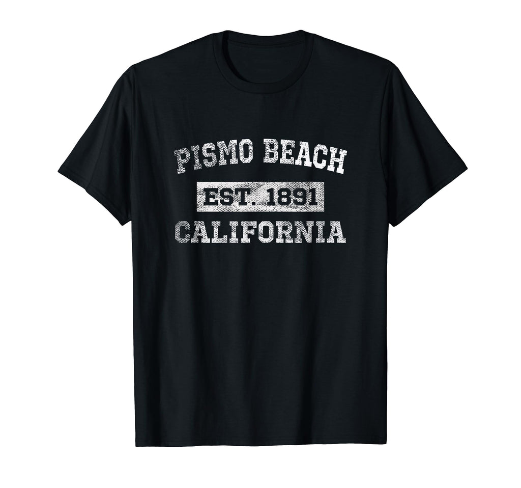 Pismo Beach California Distressed T-Shirt - Aesthetic Graphic Unisex - T-Shirt, Sweatshirt, Hoodie