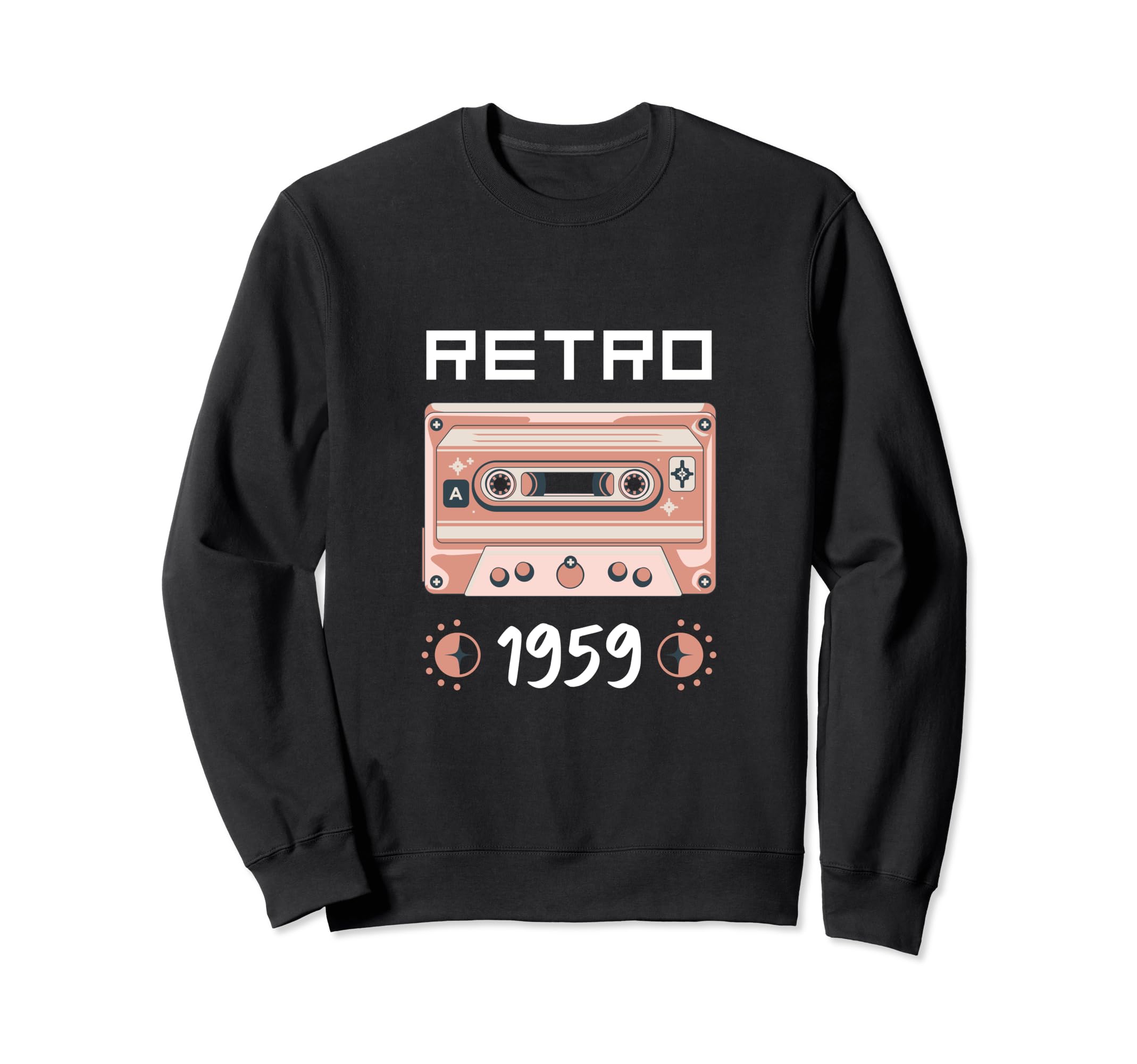 Tape Music Nostalgia 1959 Birthday Sweatshirt - Streetwear Style Unisex - T-Shirt, Sweatshirt, Hoodie