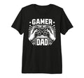 Gamer Dad Game Controller Gaming T-Shirt - Custom Art Print Men Women - T-Shirt, Sweatshirt, Hoodie