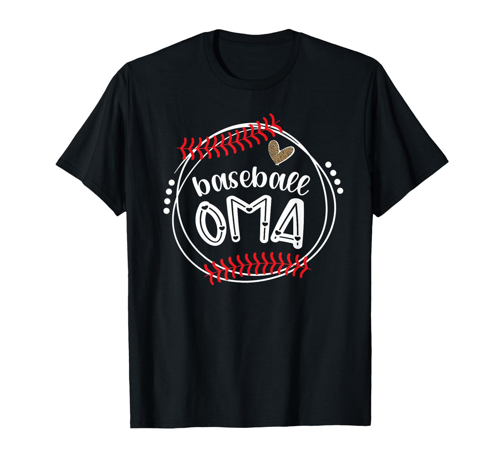 Baseball Oma Proud Oma Baseball T-Shirt - Novelty Apparel for Adults - T-Shirt, Sweatshirt, Hoodie