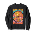 Badass Botanist Boho 60S Floral Sweatshirt - Casual Everyday Wear Unisex - T-Shirt, Sweatshirt, Hoodie