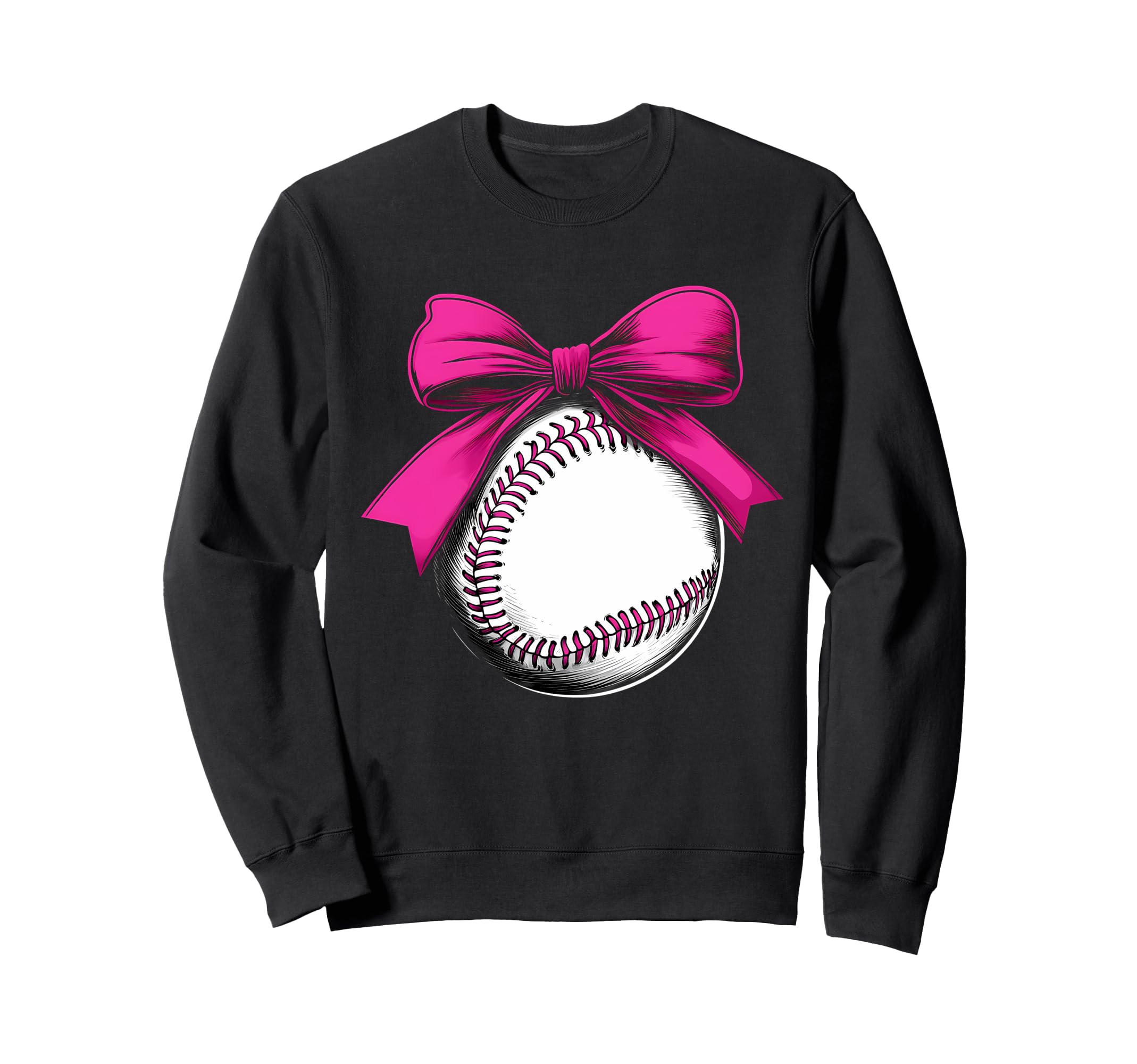 Baseball Coquette Bow Baseball Mom Sweatshirt - Trendy Graphic Men Women - T-Shirt, Sweatshirt, Hoodie