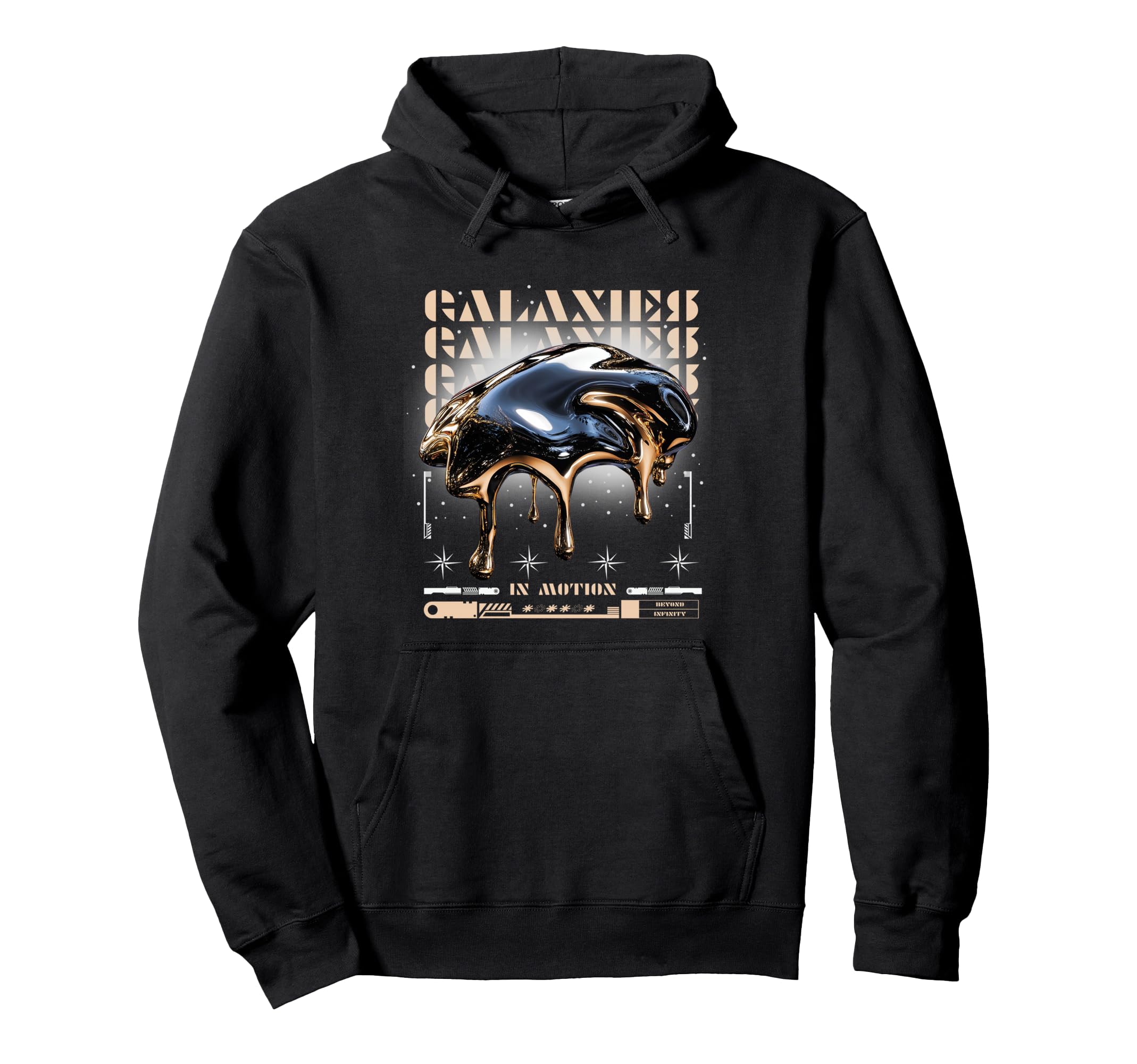 Y2K Galaxies Bold Urban Graffiti Hoodie - Aesthetic Graphic for Adults - T-Shirt, Sweatshirt, Hoodie