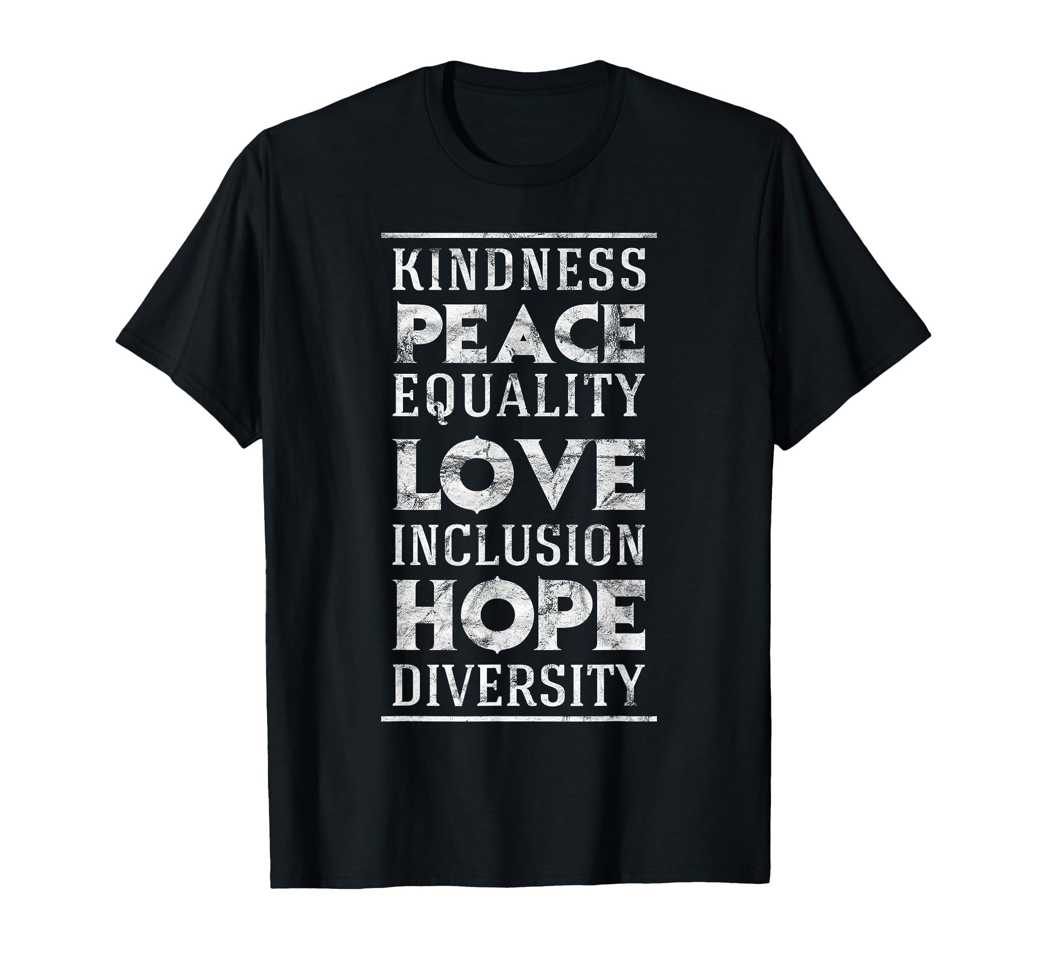Human Kindness Peace Equality Love T-Shirt - Custom Art Print Men Women - T-Shirt, Sweatshirt, Hoodie