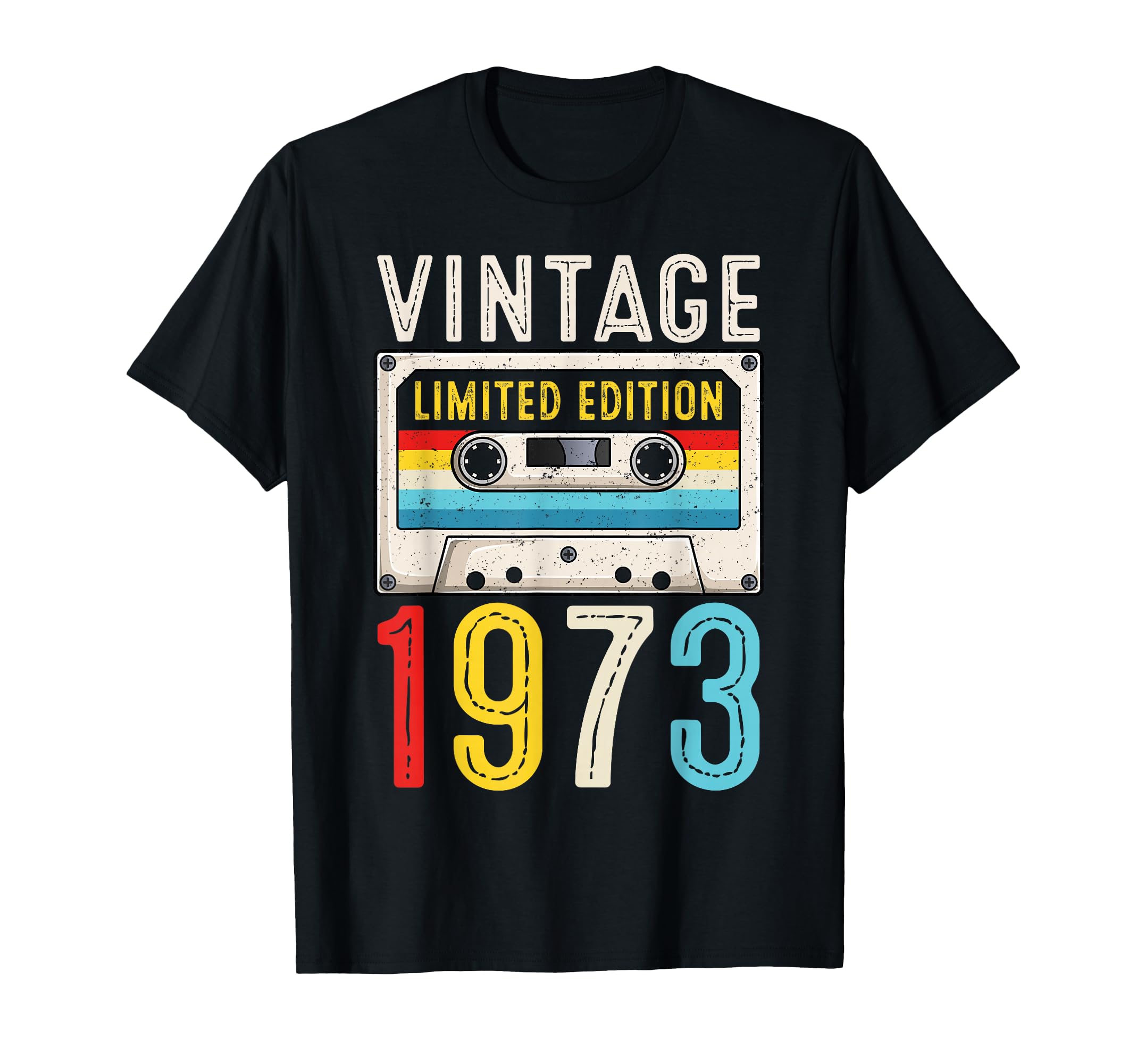 1973 Birthday Cassette Tape 1973 T-Shirt - Unique Graphic for Adults - T-Shirt, Sweatshirt, Hoodie