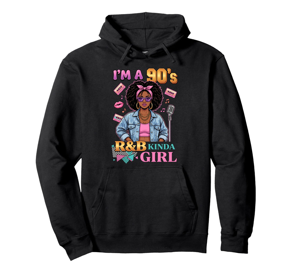 Im 90S Rnb Kinda Cassette Tapes And Hoodie - Minimalist Print Men Women - T-Shirt, Sweatshirt, Hoodie