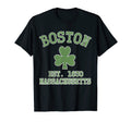Boston Mass Irish Shamrock St Patricks Day T-Shirt - Graphic Print Unisex - T-Shirt, Sweatshirt, Hoodie