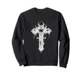 Y2K Goth Alt Grunge Cross Sweatshirt - Casual Everyday Wear for Adults - T-Shirt, Sweatshirt, Hoodie