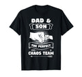 Dad Son Chaos Team Father Gift T-Shirt - Fun Novelty Design Men Women - T-Shirt, Sweatshirt, Hoodie