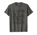 Yosemite National Park El Capitan T-Shirt - Minimalist Print Men Women - T-Shirt, Sweatshirt, Hoodie