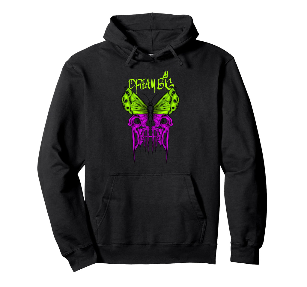 Butterfly Dream Big Y2K Grunge Aesthetic Hoodie - Trendy Graphic Men Women - T-Shirt, Sweatshirt, Hoodie