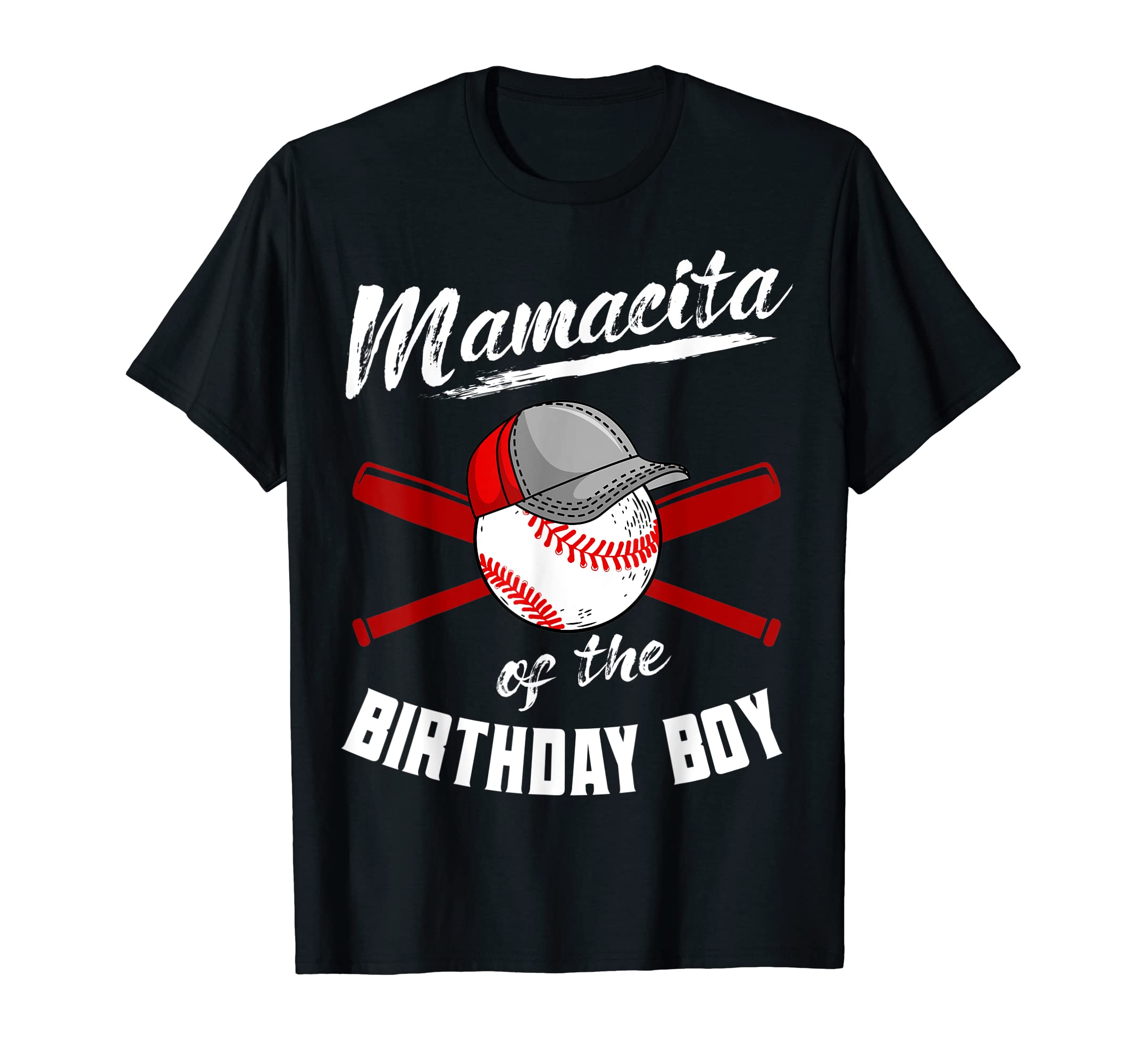 Mamacita Birthday Baseball Bday T-Shirt - Casual Everyday Wear Men Women - T-Shirt, Sweatshirt, Hoodie
