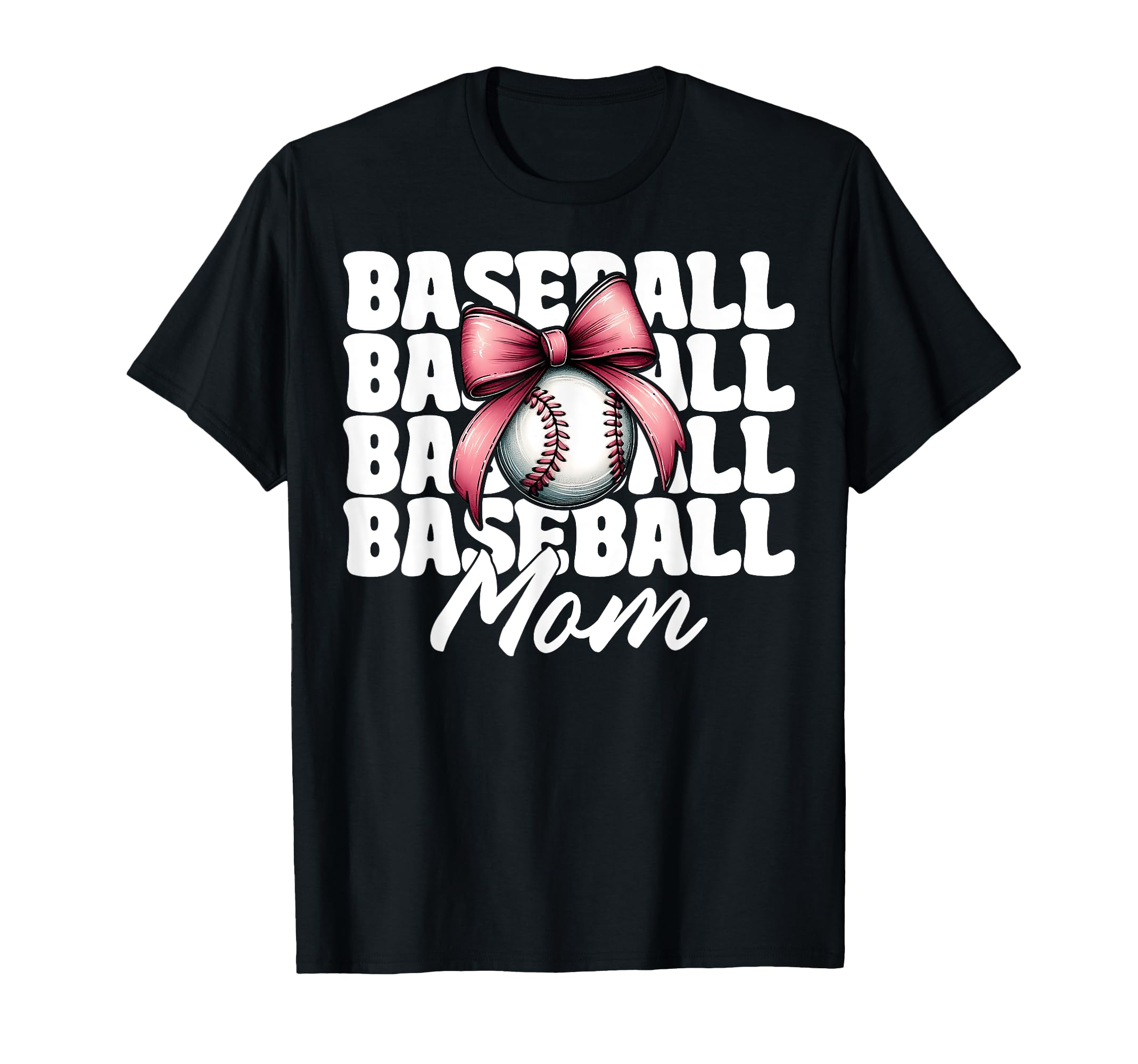 Baseball Mom Baseball Mama Mothers T-Shirt - Fun Novelty Design for Adults - T-Shirt, Sweatshirt, Hoodie