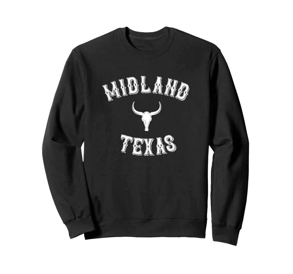 Midland Texas Western Cowboy Midland Sweatshirt - Custom Art Print Unisex - T-Shirt, Sweatshirt, Hoodie