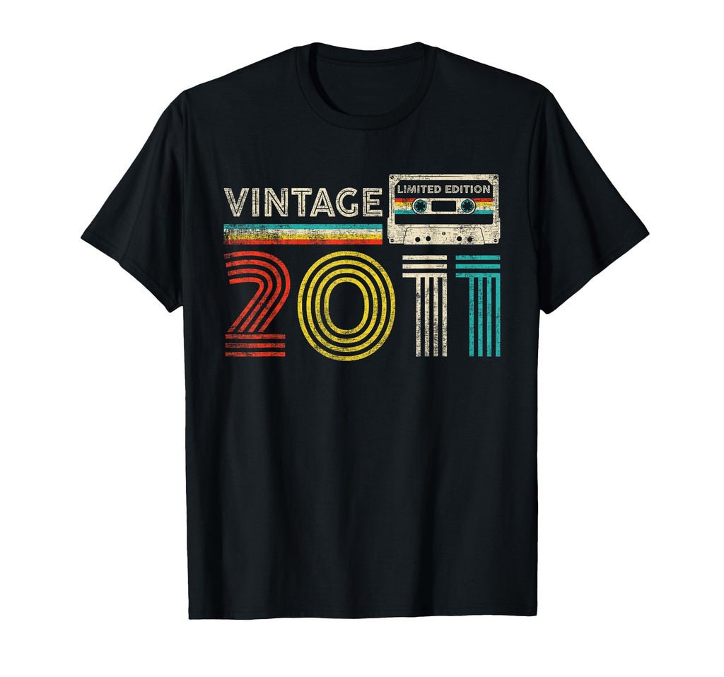 2011 13Th Birthday Gifts 13 Years T-Shirt - Minimalist Print for Adults - T-Shirt, Sweatshirt, Hoodie