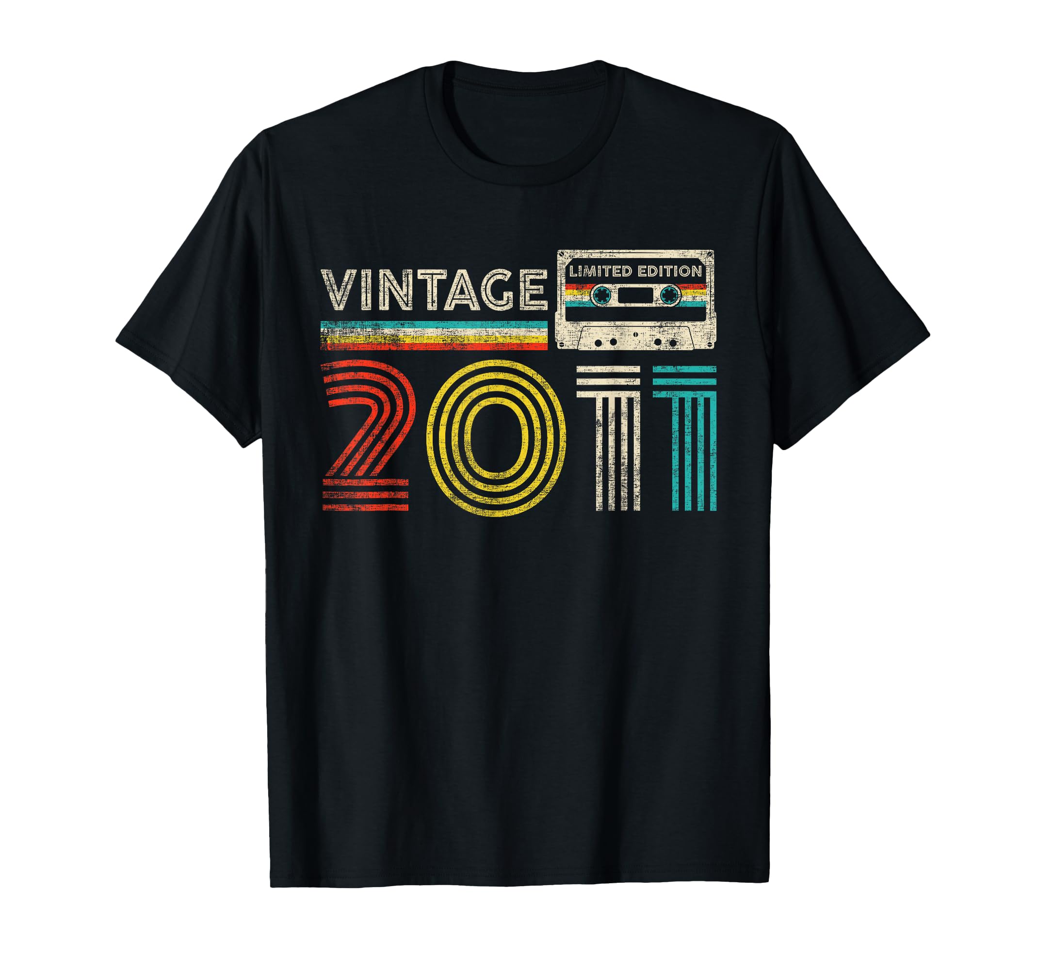 2011 13Th Birthday Gifts 13 Years T-Shirt - Minimalist Print for Adults - T-Shirt, Sweatshirt, Hoodie