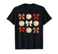 Coquette Bow Baseball Game Day Cheer Mom T-Shirt - Graphic Print Men Women - T-Shirt, Sweatshirt, Hoodie