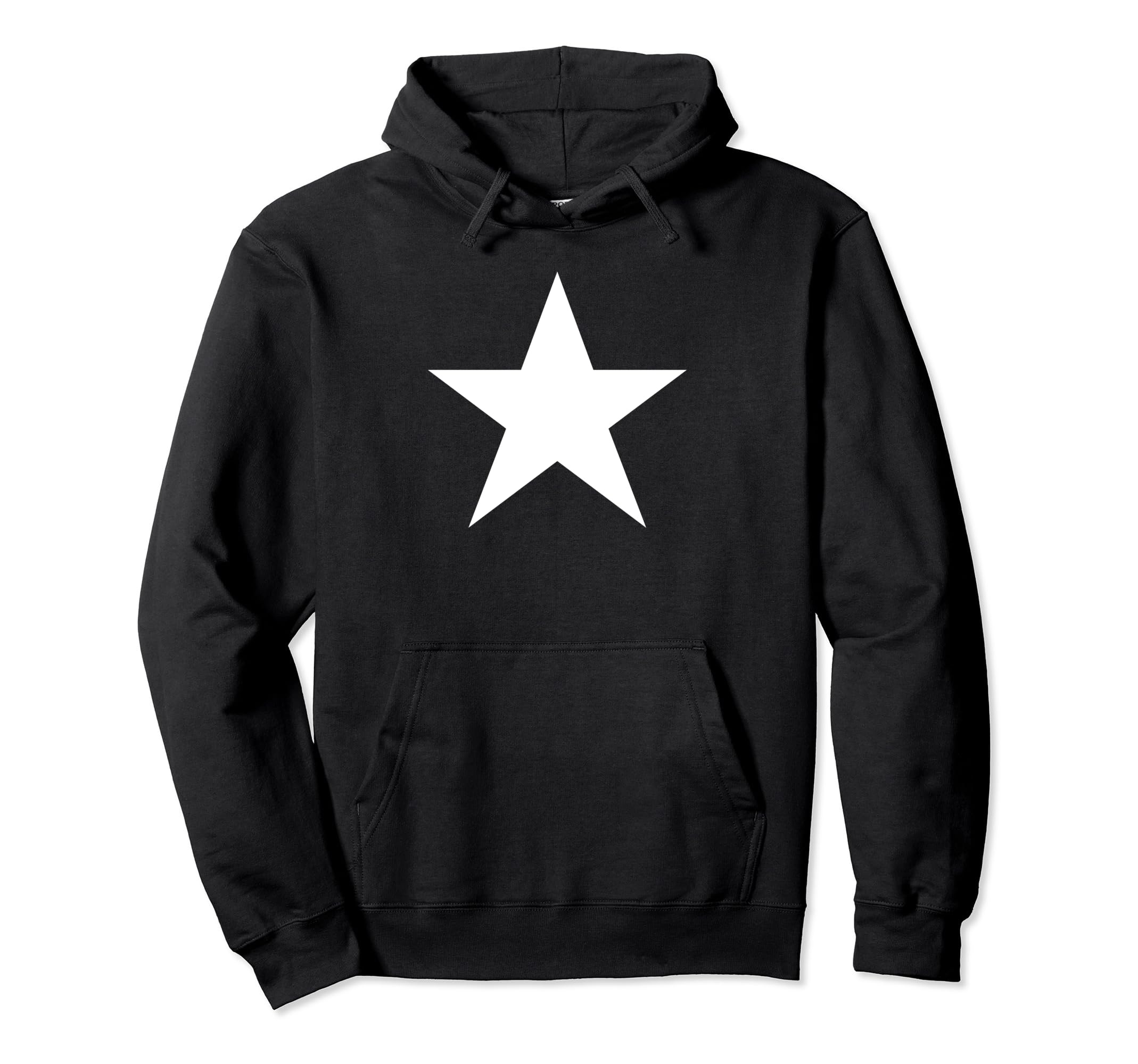 Y2K Aesthetic Star Black And Hoodie - Casual Everyday Wear for Adults - T-Shirt, Sweatshirt, Hoodie