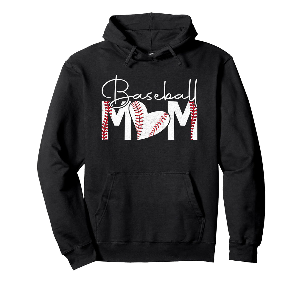 Baseball Mom Mama Sporty Player Hoodie - Fun Novelty Design Unisex - T-Shirt, Sweatshirt, Hoodie