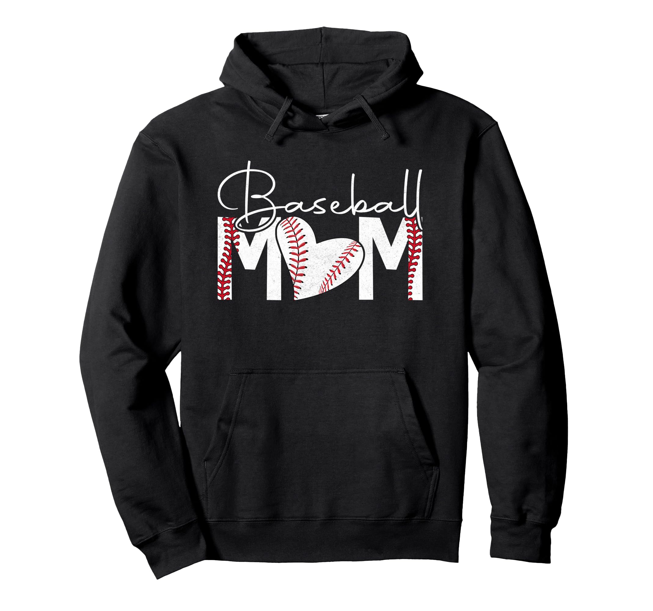 Baseball Mom Mama Sporty Player Hoodie - Fun Novelty Design Unisex - T-Shirt, Sweatshirt, Hoodie