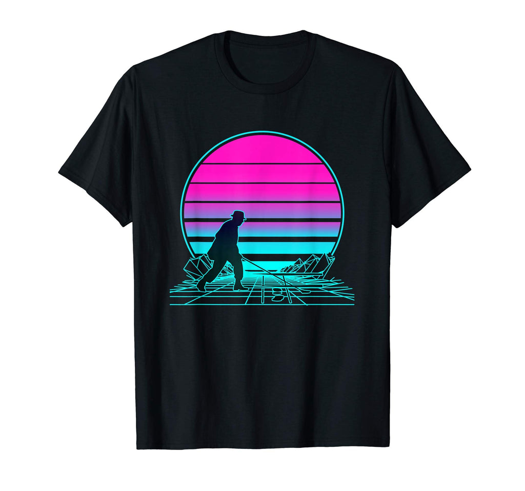 Sunset Shuffleboard T-Shirt - Custom Art Print for Adults - T-Shirt, Sweatshirt, Hoodie