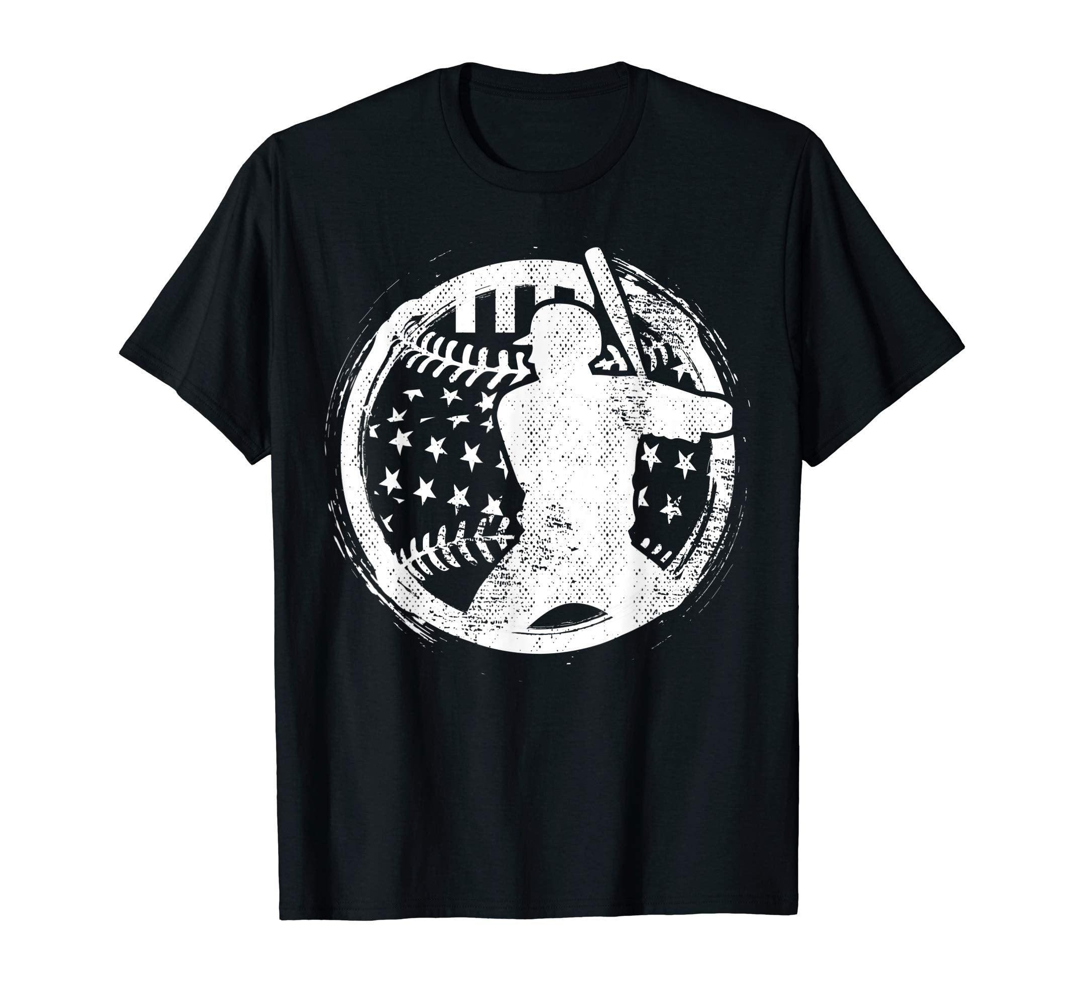 Patriotic American Flag Baseball T-Shirt - Trendy Graphic Men Women - T-Shirt, Sweatshirt, Hoodie