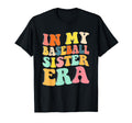 My Baseball Sister Era Groovy T-Shirt - Casual Everyday Wear for Adults - T-Shirt, Sweatshirt, Hoodie