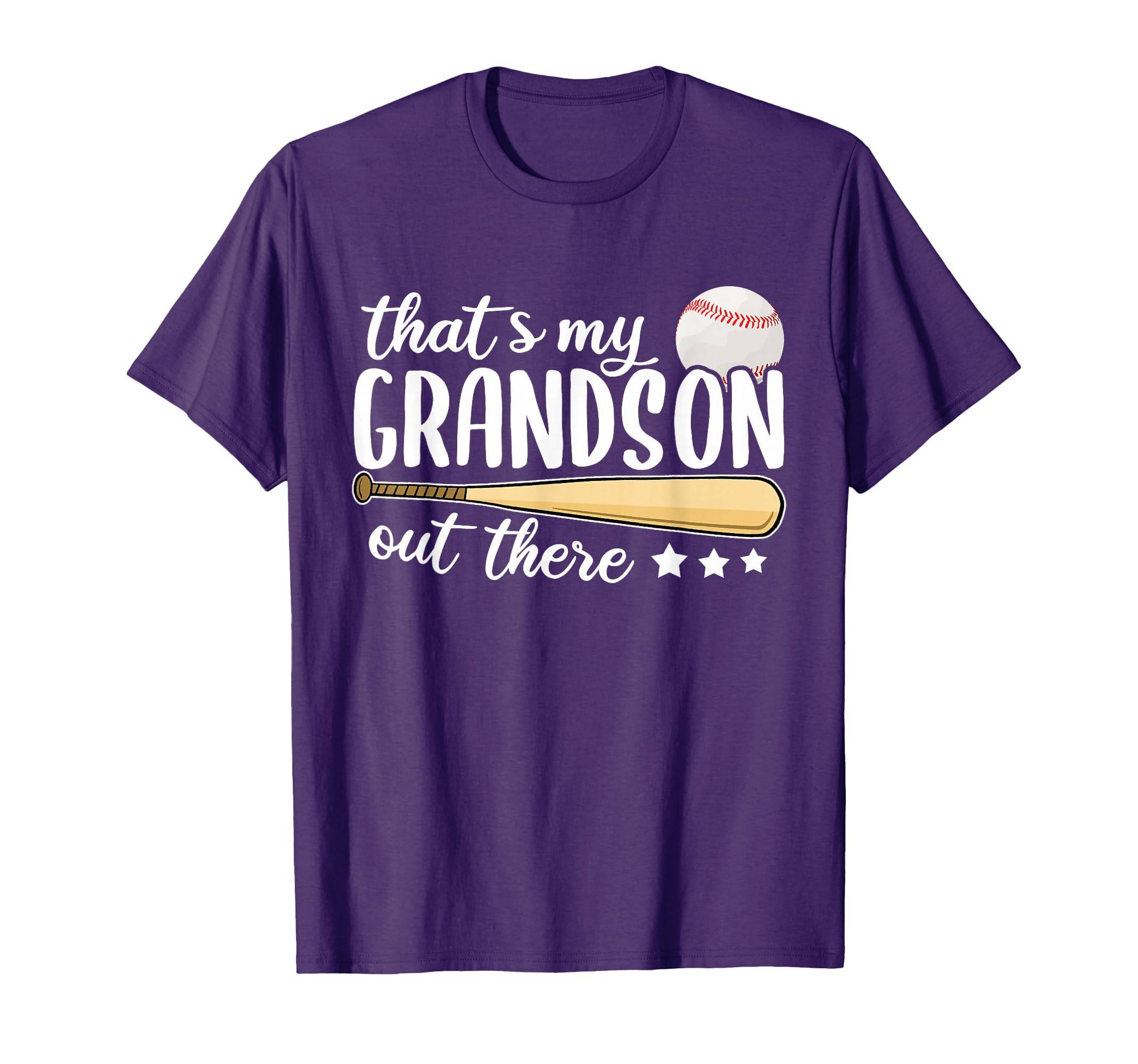 Funny Baseball Grandma Thats My Grandson T-Shirt - Graphic Print Men Women - T-Shirt, Sweatshirt, Hoodie
