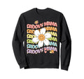 Groovy Mama 70S Daisy Flower Boho Sweatshirt - Trendy Graphic for Adults - T-Shirt, Sweatshirt, Hoodie