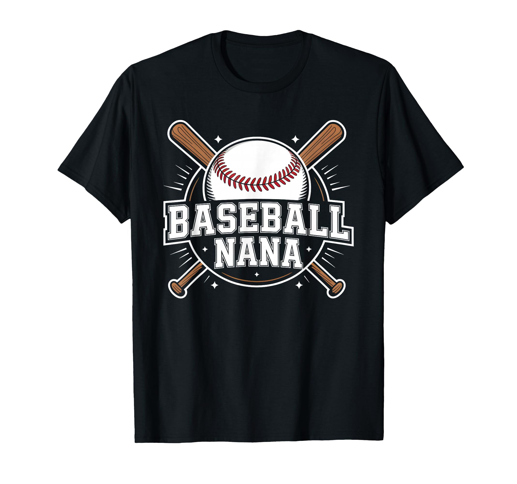 Baseball Nana Grandma Softball Sports Mom T-Shirt - Unique Graphic Unisex - T-Shirt, Sweatshirt, Hoodie