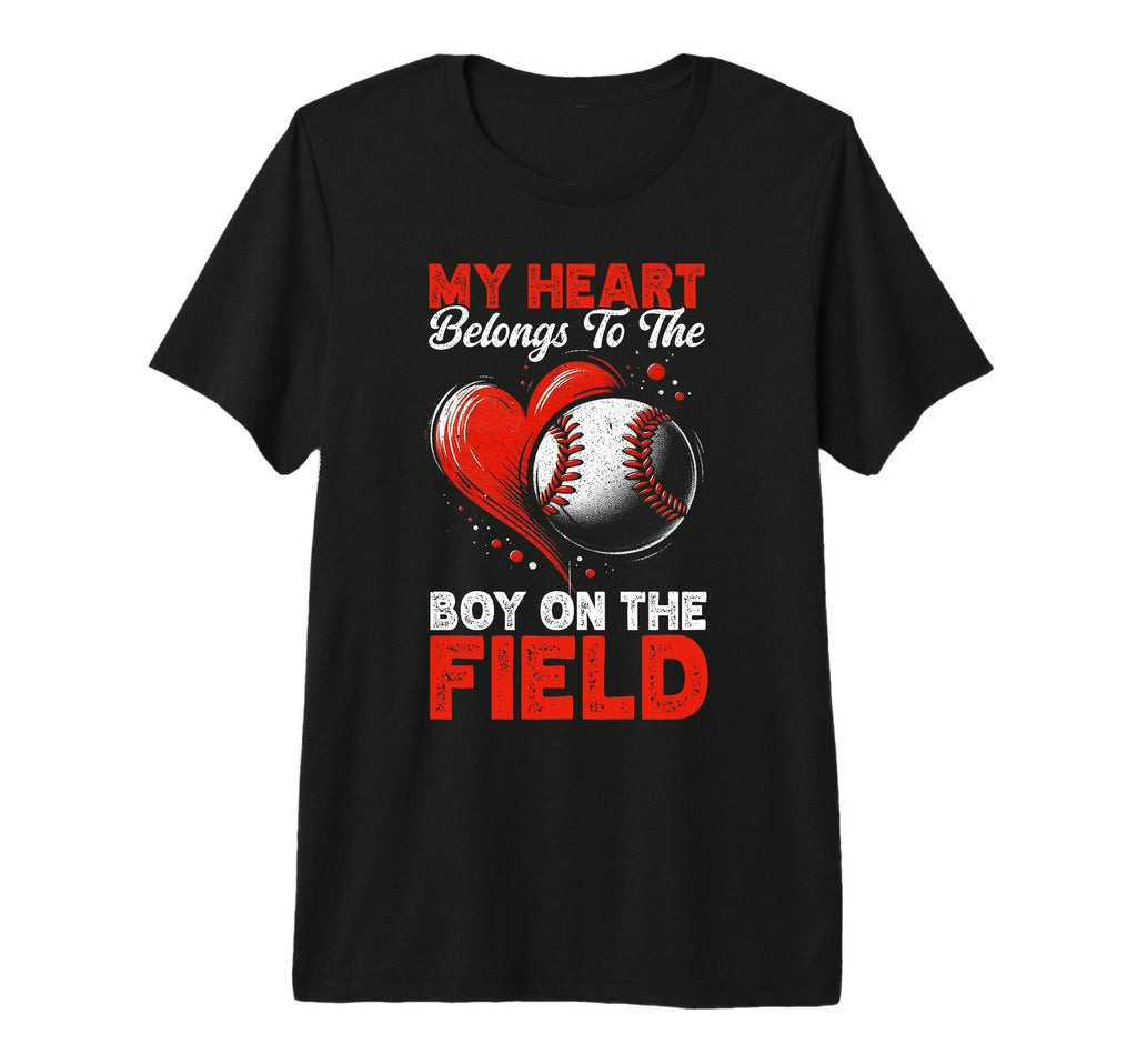 My Heart Belongs To Field T-Shirt - Casual Everyday Wear for Adults - T-Shirt, Sweatshirt, Hoodie