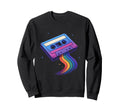 Vaporwave Cassette Rainbow Mixtape Sweatshirt - Trendy Graphic Men Women - T-Shirt, Sweatshirt, Hoodie