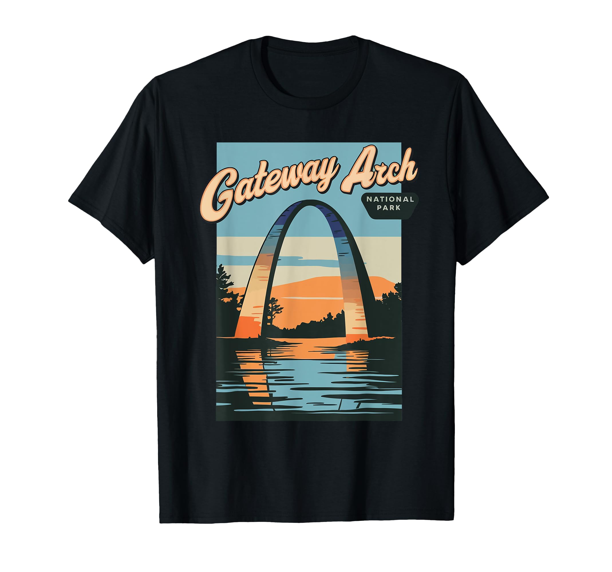 Gateway Arch National Park City St T-Shirt - Novelty Apparel Men Women - T-Shirt, Sweatshirt, Hoodie