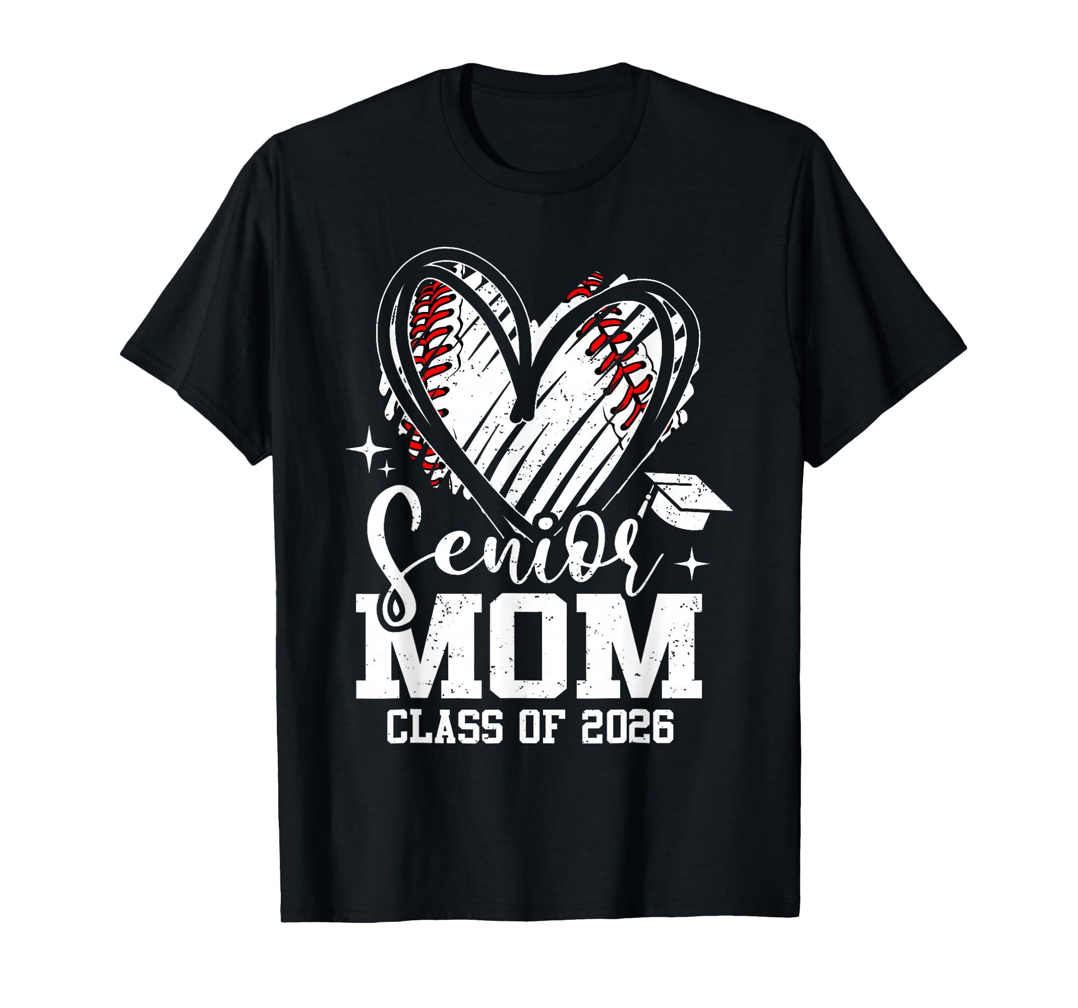 Senior Mom Class 2026 Baseball T-Shirt - Unique Graphic for Adults - T-Shirt, Sweatshirt, Hoodie