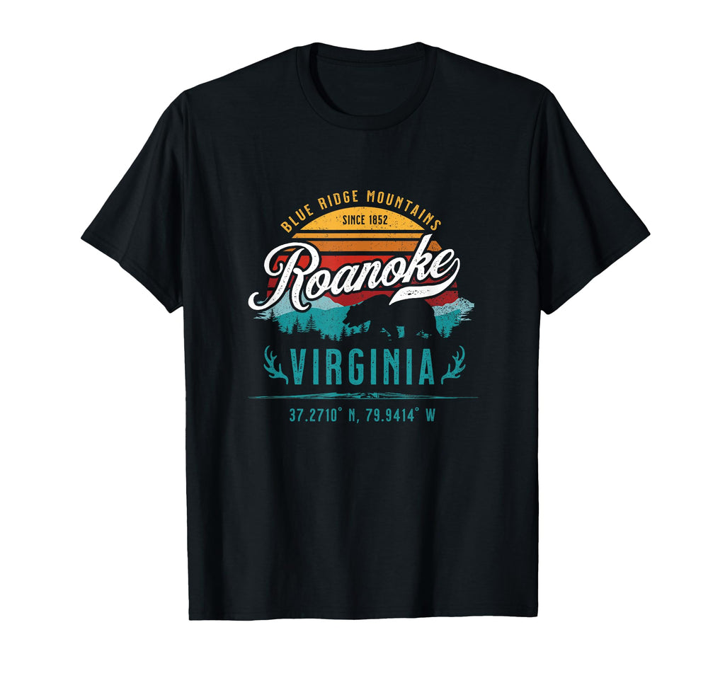 Roanoke Virginia Blue Ridge T-Shirt - Casual Everyday Wear Unisex - T-Shirt, Sweatshirt, Hoodie