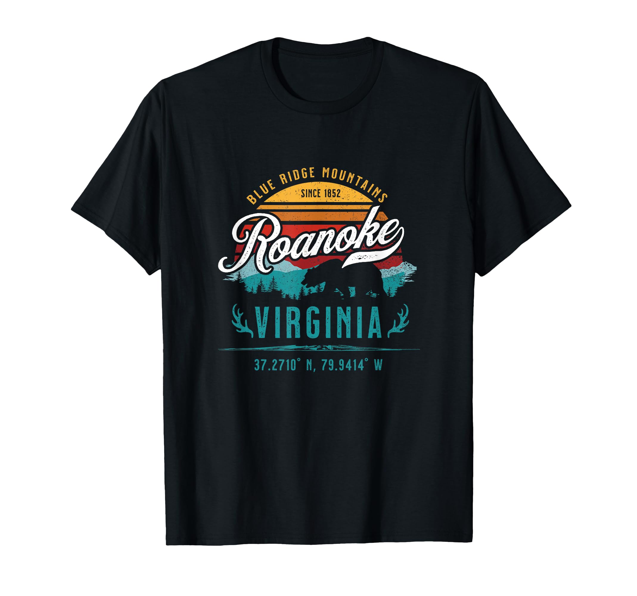 Roanoke Virginia Blue Ridge T-Shirt - Casual Everyday Wear Unisex - T-Shirt, Sweatshirt, Hoodie