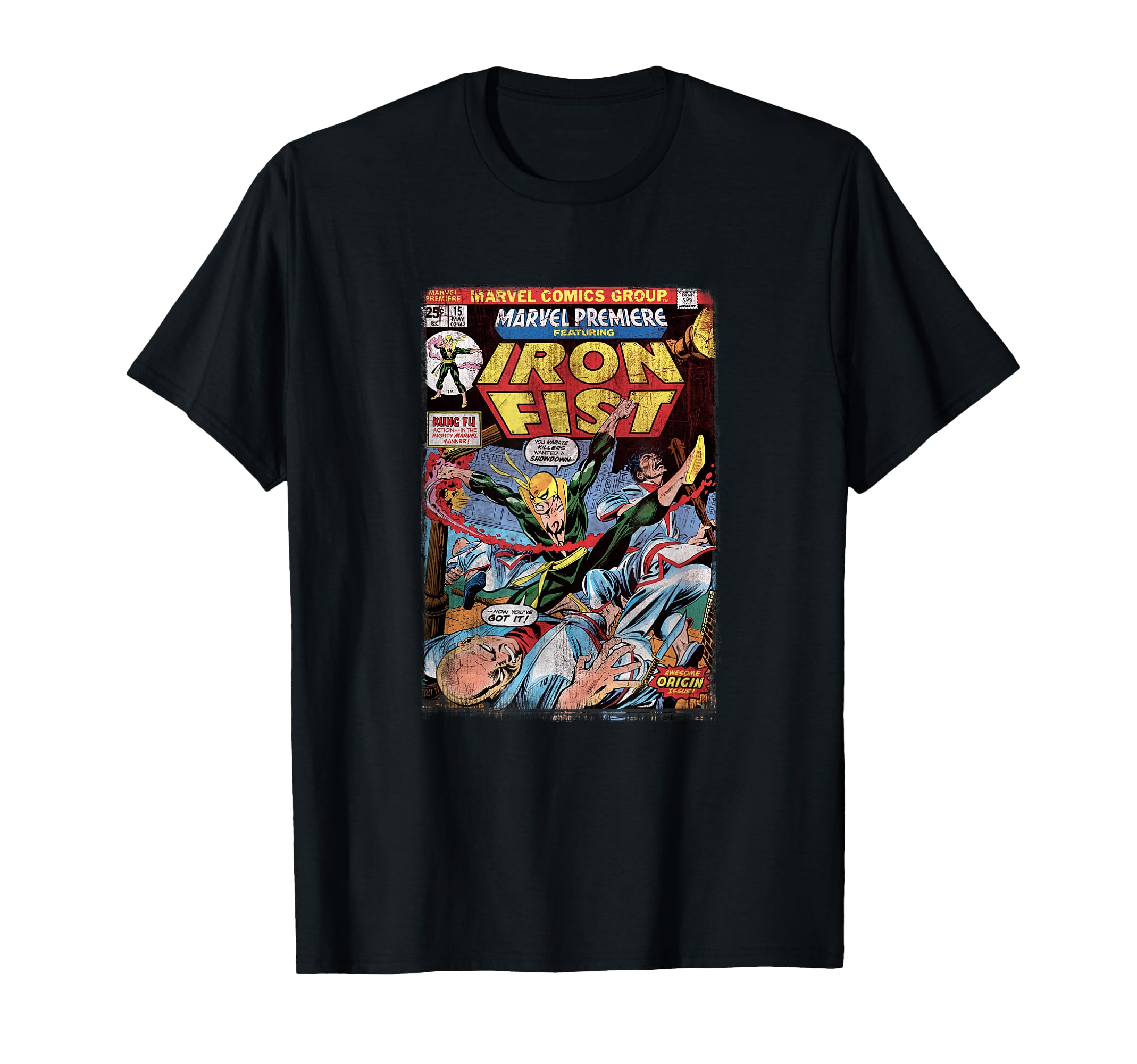 Marvel Comics Iron Fist Origin T-Shirt - Fun Novelty Design for Adults - T-Shirt, Sweatshirt, Hoodie