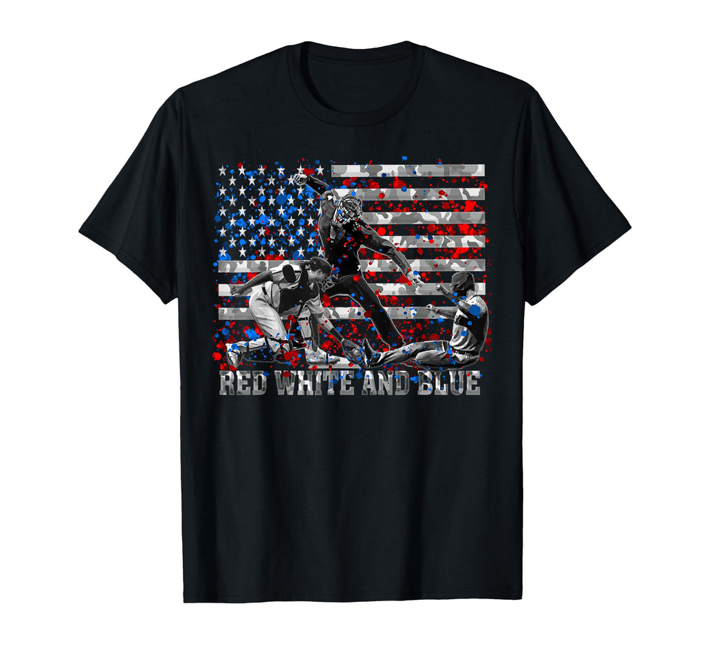 Mens American Flag Patriotic T-Shirt - Casual Everyday Wear for Adults - T-Shirt, Sweatshirt, Hoodie