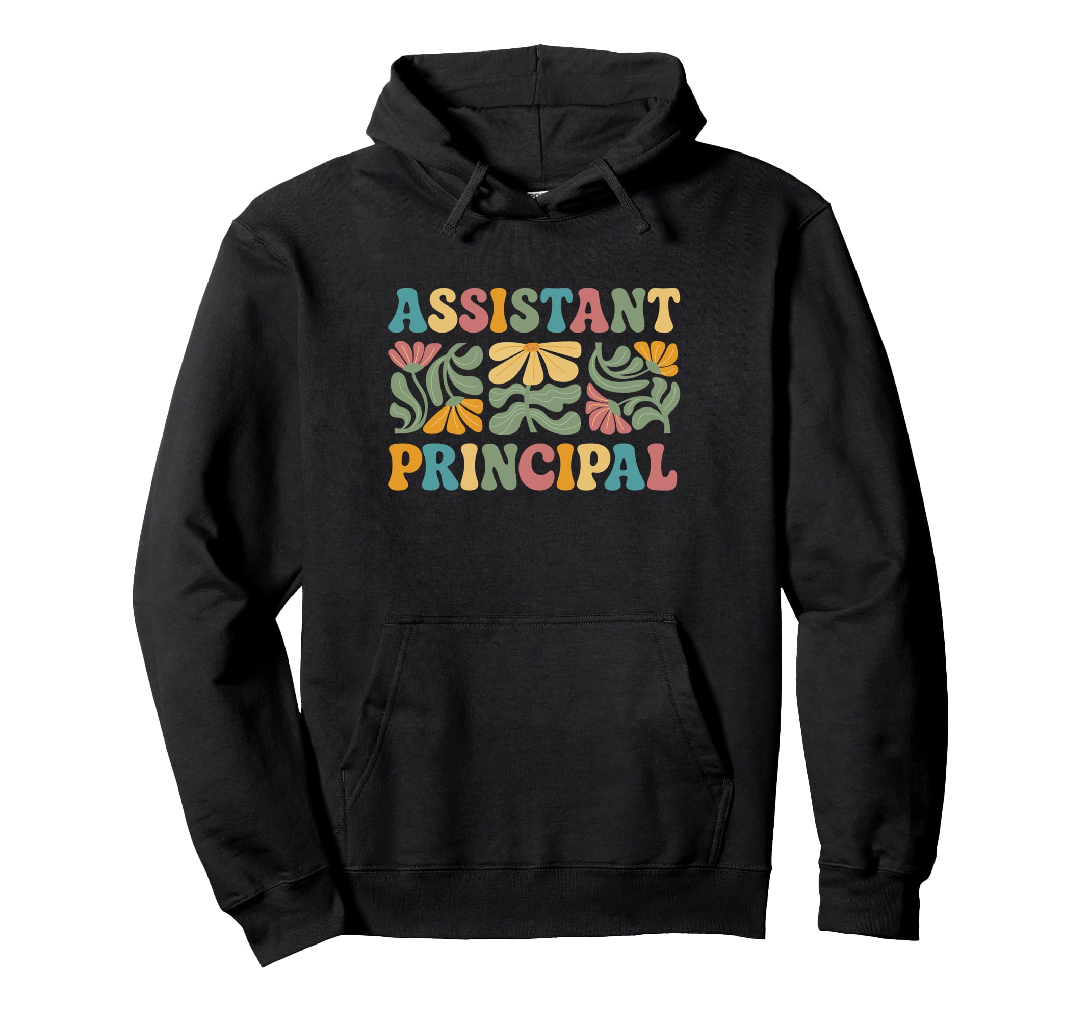 Assistant Principal Boho Flower Hoodie - Custom Art Print for Adults - T-Shirt, Sweatshirt, Hoodie