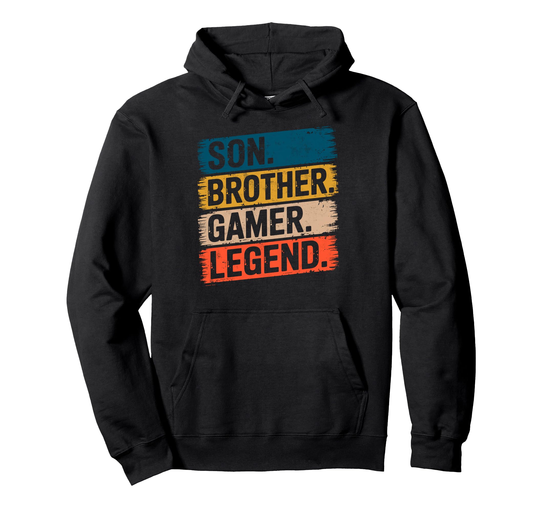 Son Brother Gamer Legend Video Game Hoodie - Unique Graphic for Adults - T-Shirt, Sweatshirt, Hoodie