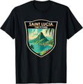 Saint Lucia Merch Apparel Designs - Adult & Kids T-Shirts, Sweatshirts & Hoodies apparel design preview 1