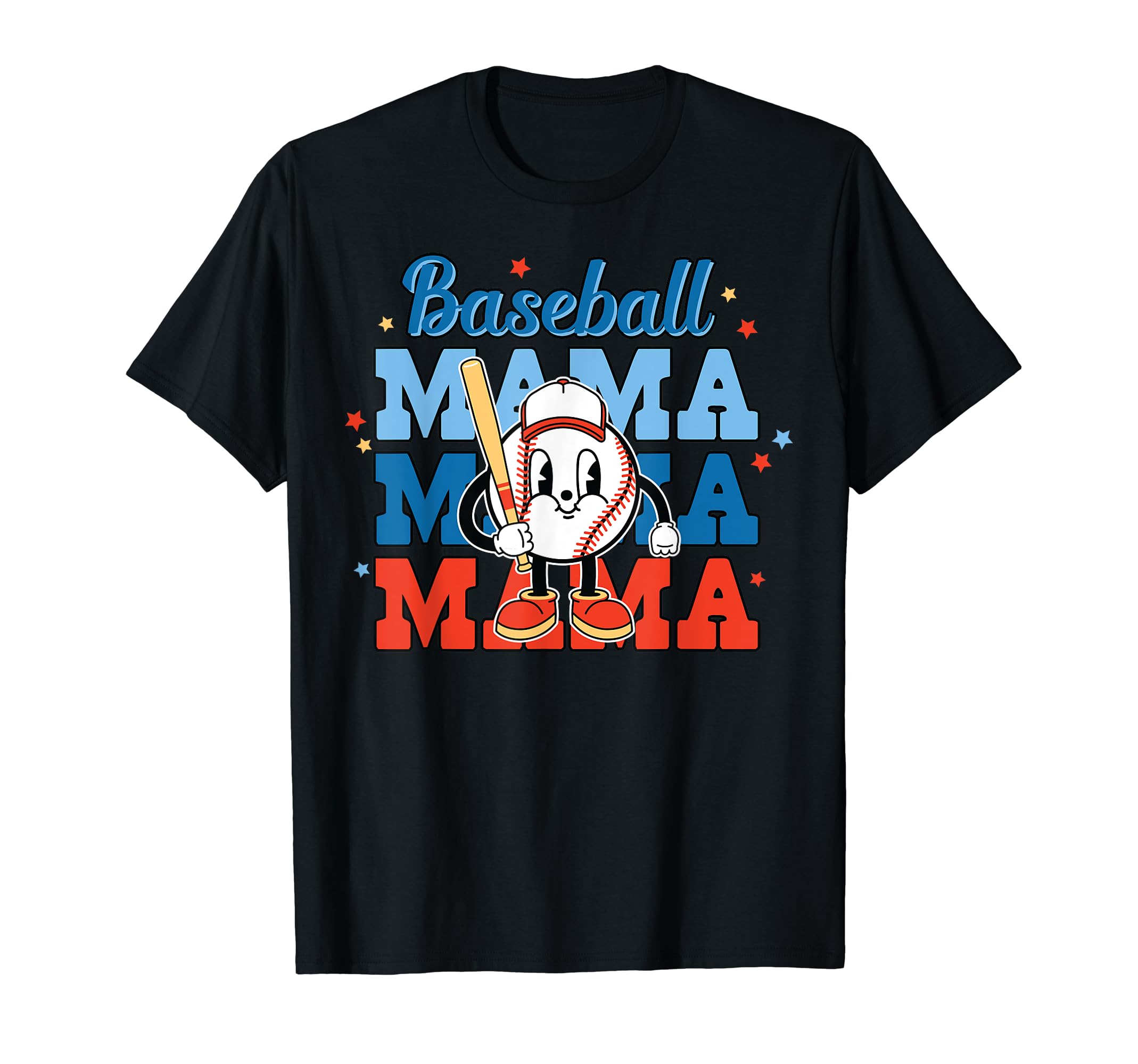 Groovy Baseball Mom Life Baseball T-Shirt - Streetwear Style for Adults - T-Shirt, Sweatshirt, Hoodie