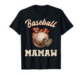 Baseball Mamaw Bandana Leopard Heart Fans T-Shirt - Novelty Apparel Unisex - T-Shirt, Sweatshirt, Hoodie