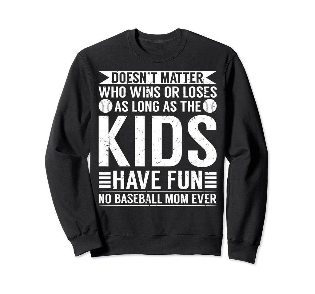 Ball Mama Funny Baseball Sweatshirt - Casual Everyday Wear for Adults - T-Shirt, Sweatshirt, Hoodie