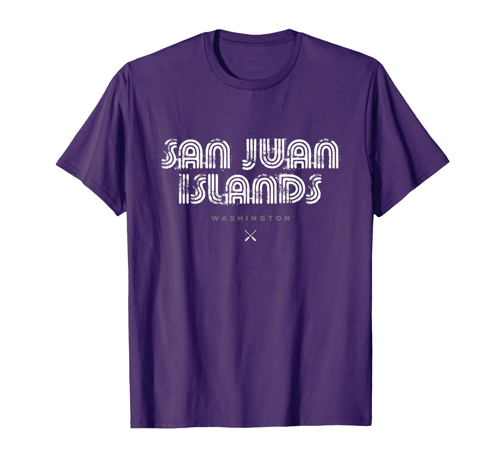 San Juan Islands Washington Wa 70S T-Shirt - Casual Everyday Wear Unisex - T-Shirt, Sweatshirt, Hoodie