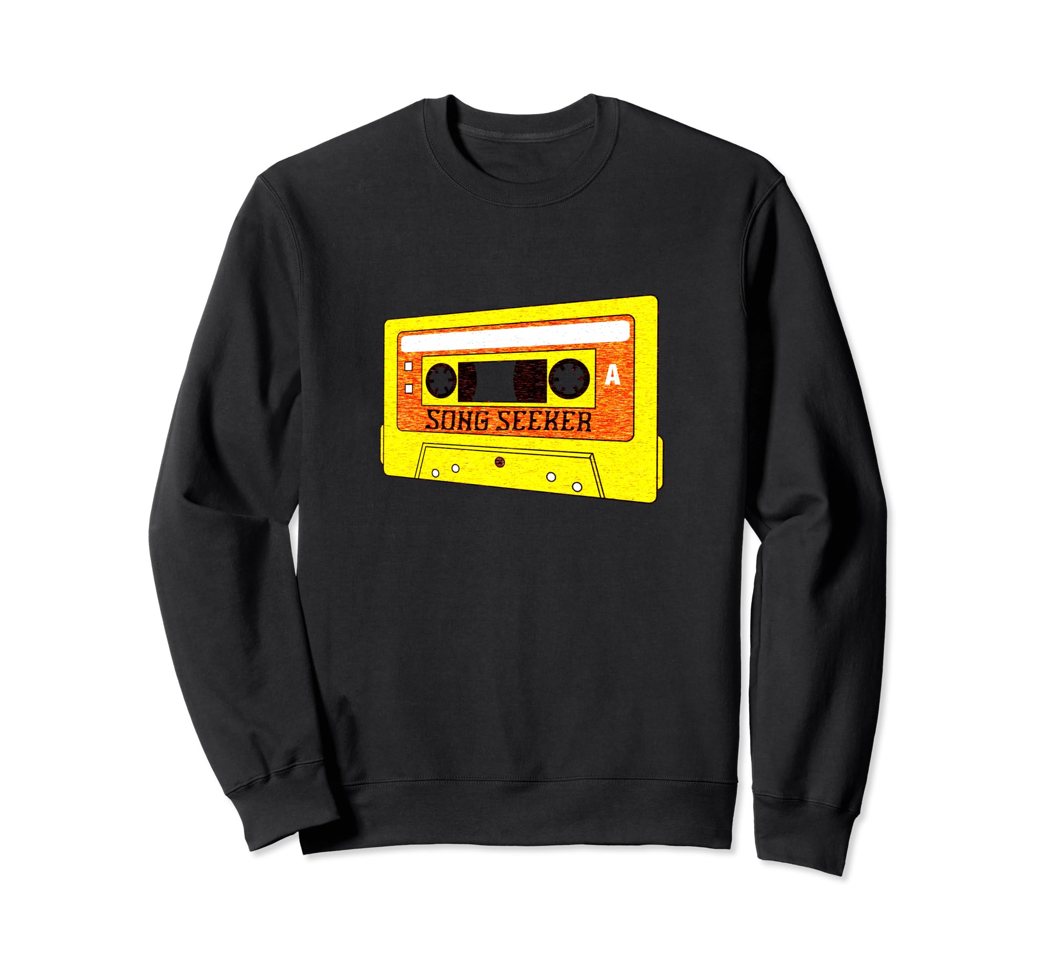 Song Seeker Cassette Tape Sweatshirt - Fun Novelty Design Men Women - T-Shirt, Sweatshirt, Hoodie