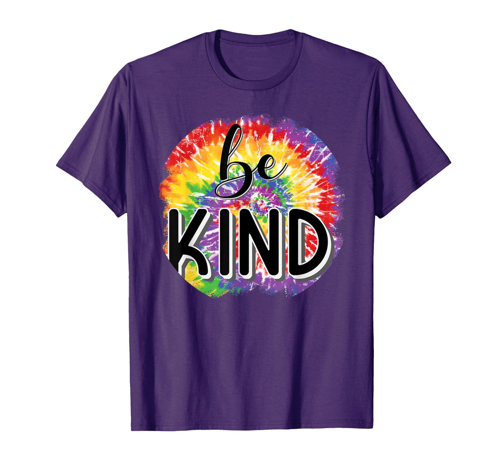 Tie Dye Be Kind Inspirational Sunset T-Shirt - Novelty Apparel Unisex - T-Shirt, Sweatshirt, Hoodie