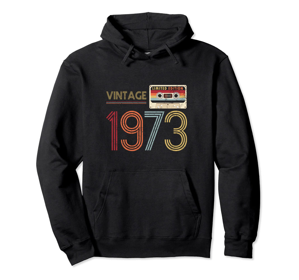 1973 Cassette Tape 50Th Birthday Hoodie - Aesthetic Graphic Men Women - T-Shirt, Sweatshirt, Hoodie