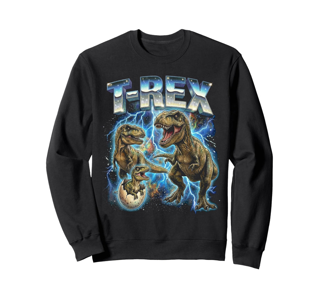 T Rex 80S Funny Dinosaur Lover 90S Sweatshirt - Graphic Print Unisex - T-Shirt, Sweatshirt, Hoodie