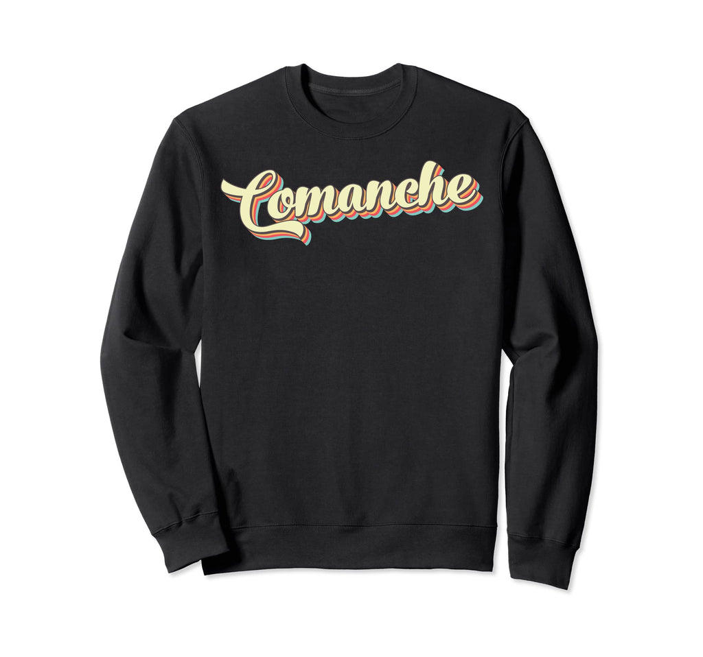 Comanche Art Baseball Font Sweatshirt - Graphic Print for Adults - T-Shirt, Sweatshirt, Hoodie